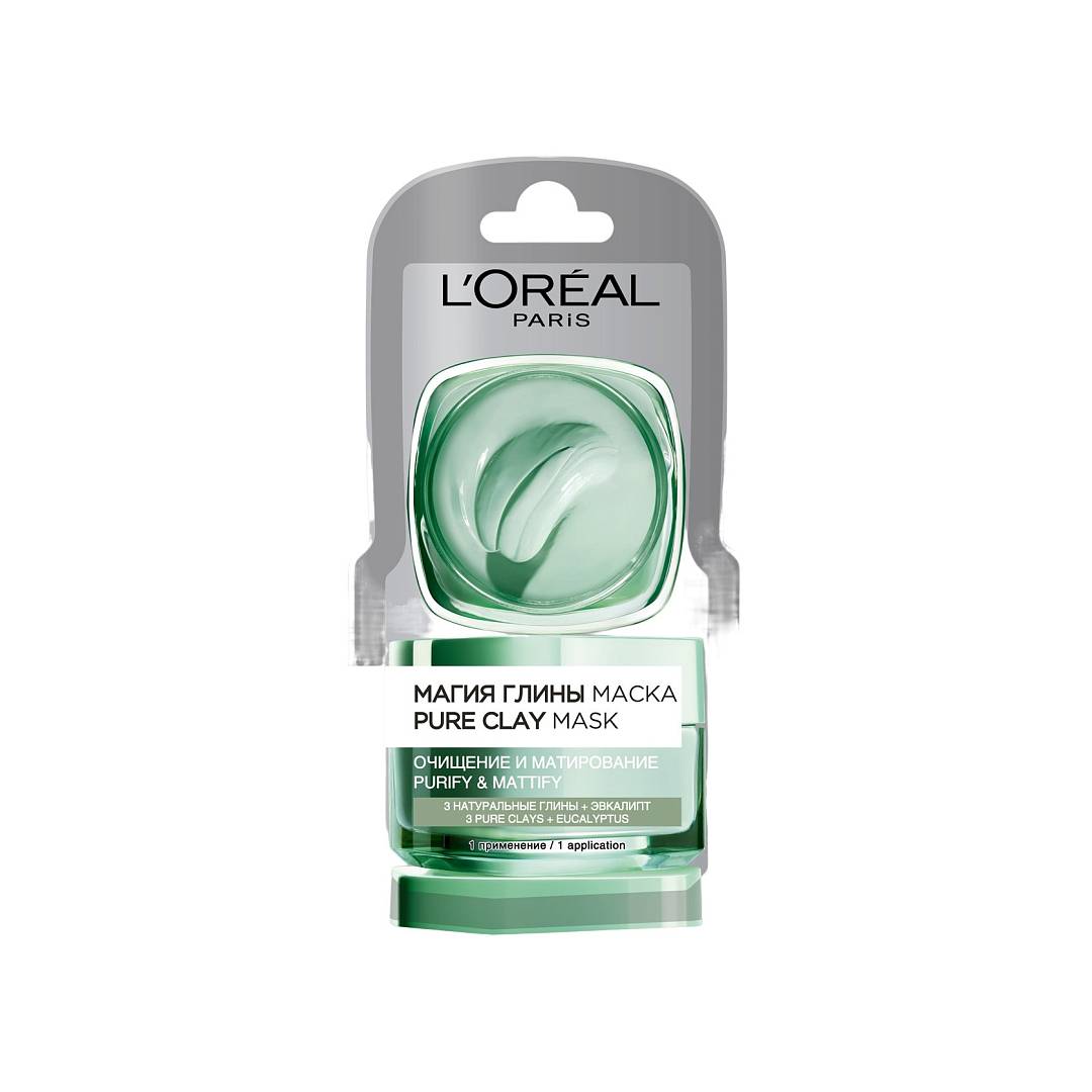 Маска для лица Магия Глины Очищение и Матирование 6мл