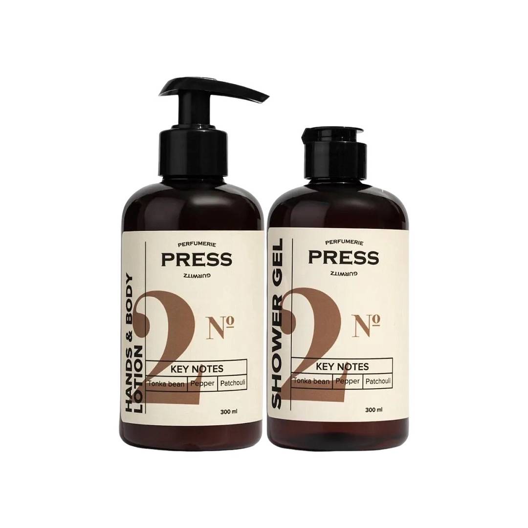 Набор: гель для душа и молочко для тела №2