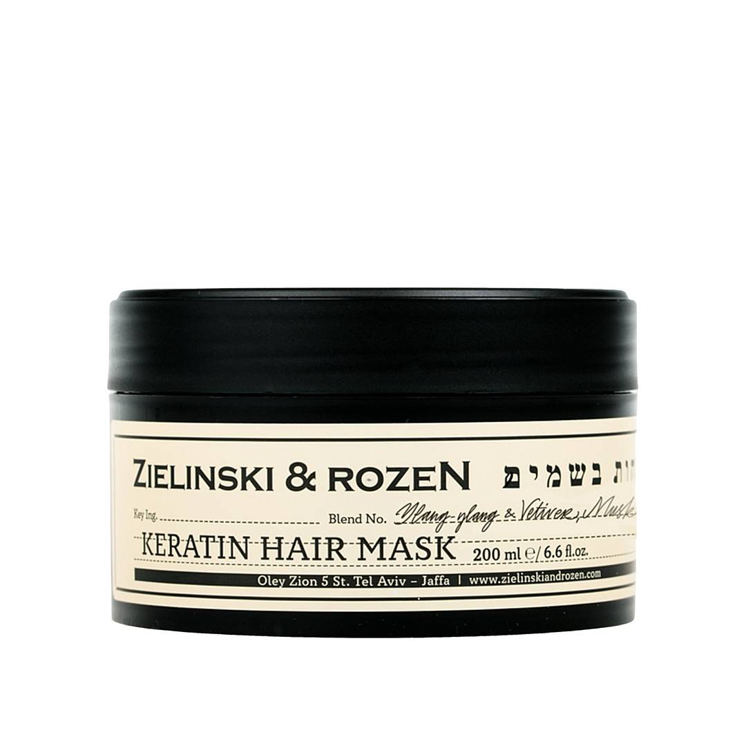 Кератиновая маска для волос Иланг-Иланг, Ветивер, Амбра