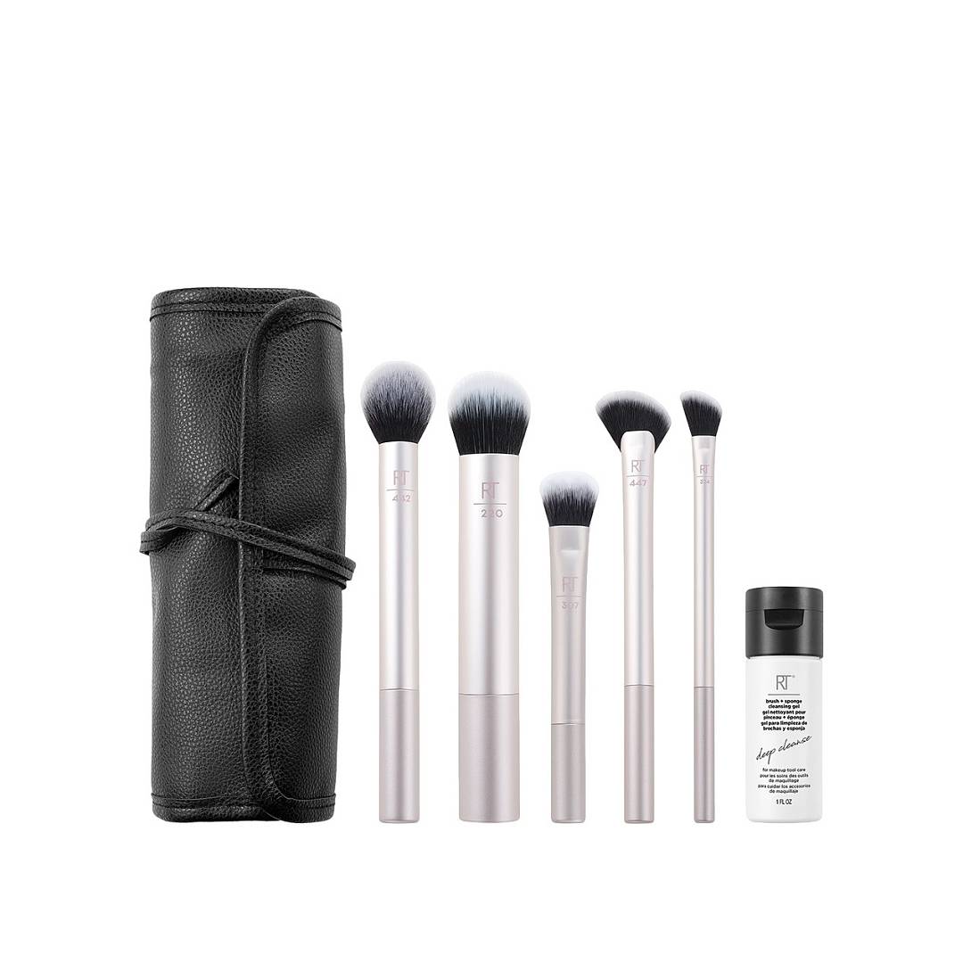 Набор кистей для макияжа с чехлом для хранения Soft Radiance Total Face Kit