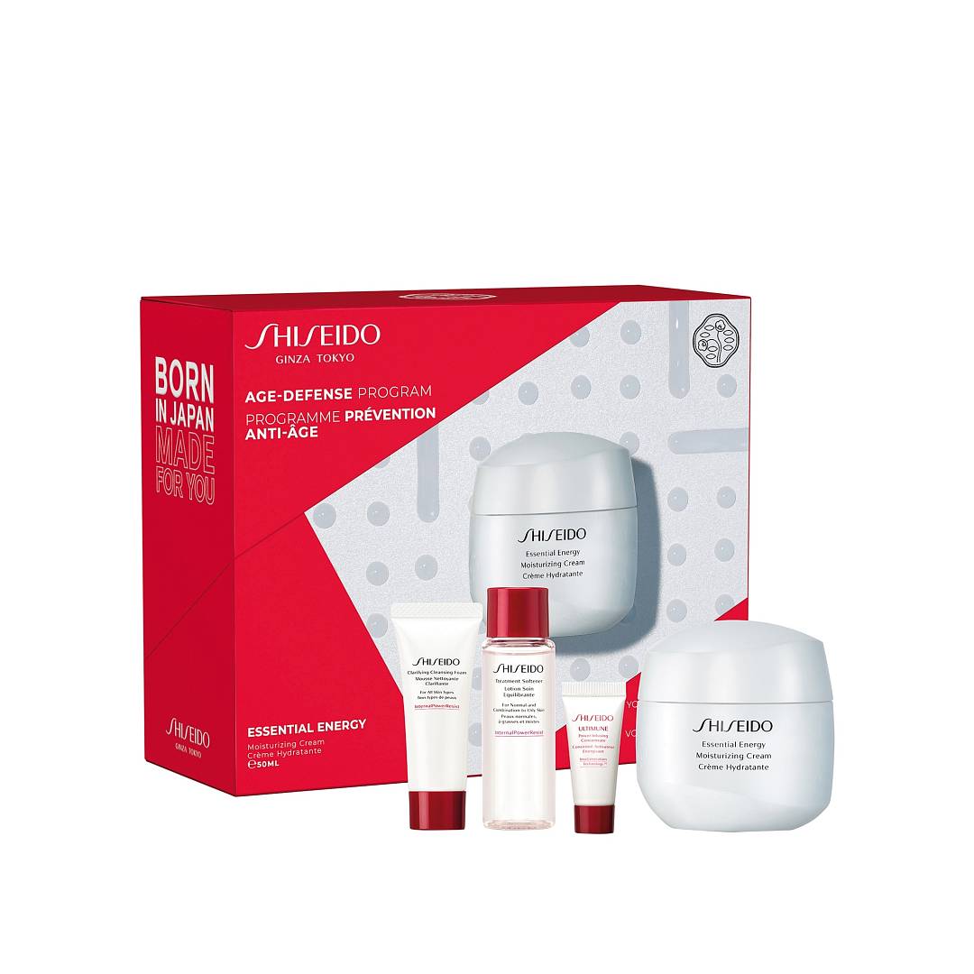 Набор Essential Energy: Крем увлажняющий 50мл+Пенка 15мл+Софтнер 30мл+Концентрат 5 мл