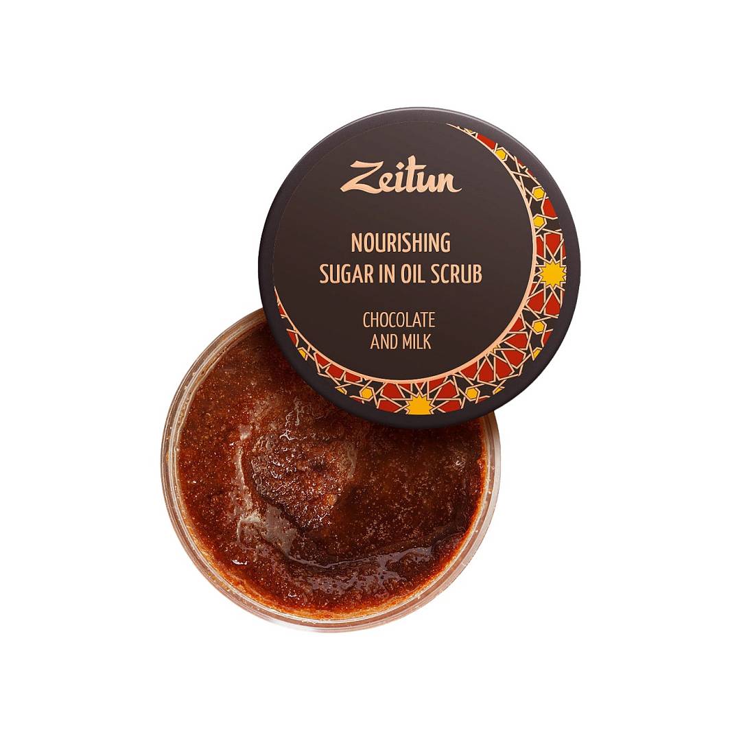 Скраб для тела Шоколад и молоко масляный питательный 250мл 