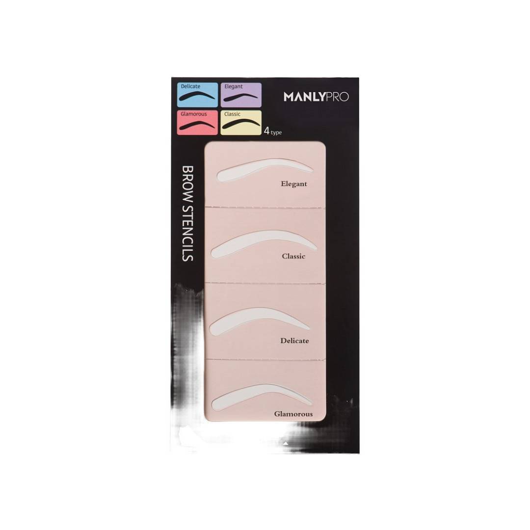 Набор трафаретов для бровей 4шт