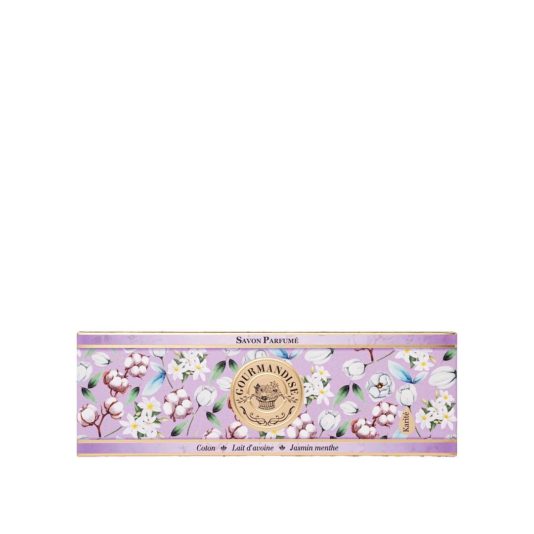 Набор мыла Хлопок, Овсяное молочко, Жасмин мята