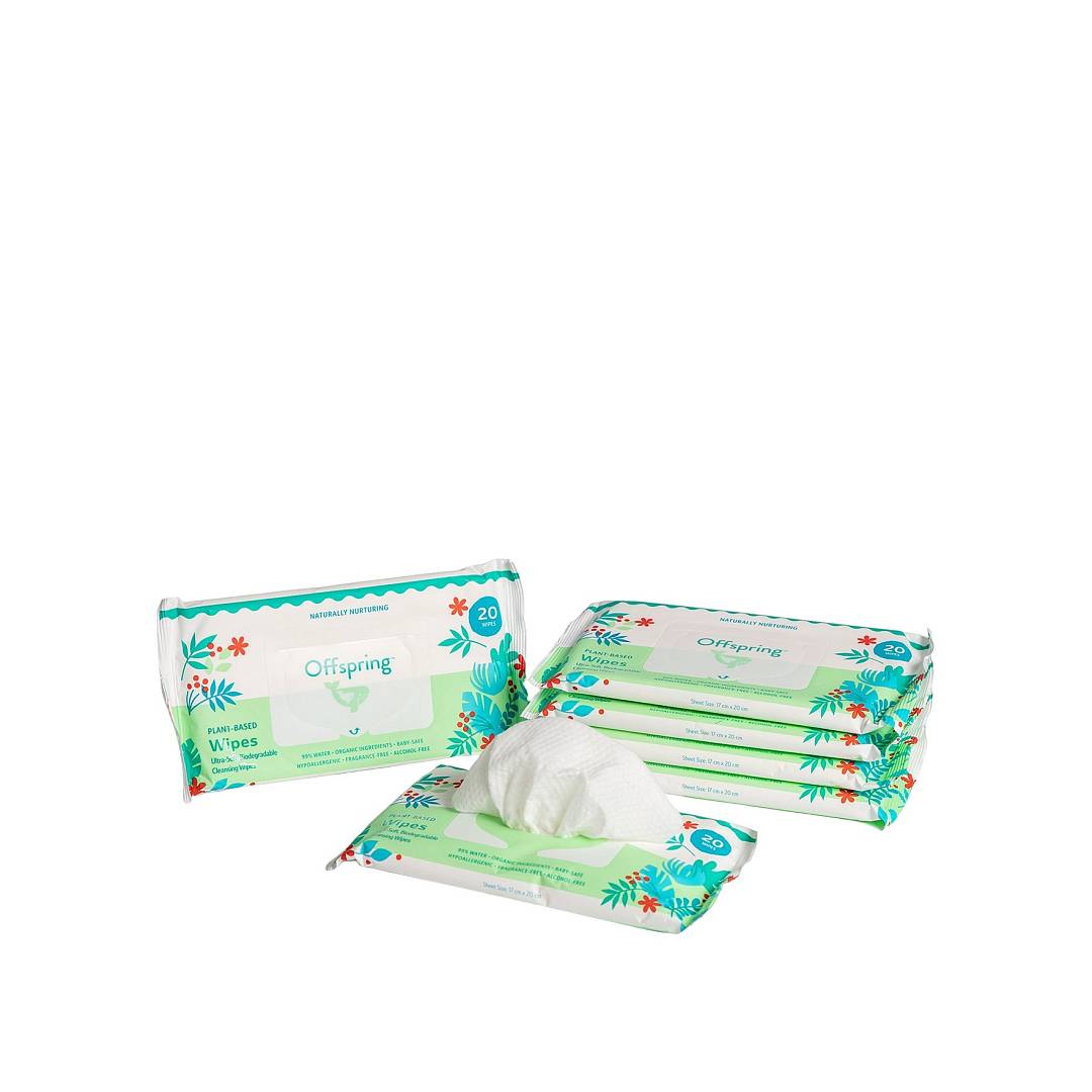 Влажные салфетки биоразлагаемые 120 шт