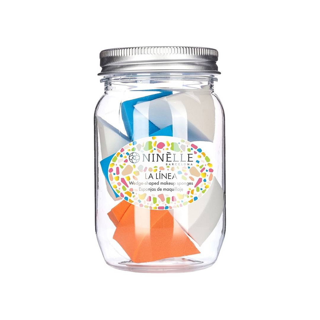 Набор треугольных спонжей для макияжа La Linea 8шт