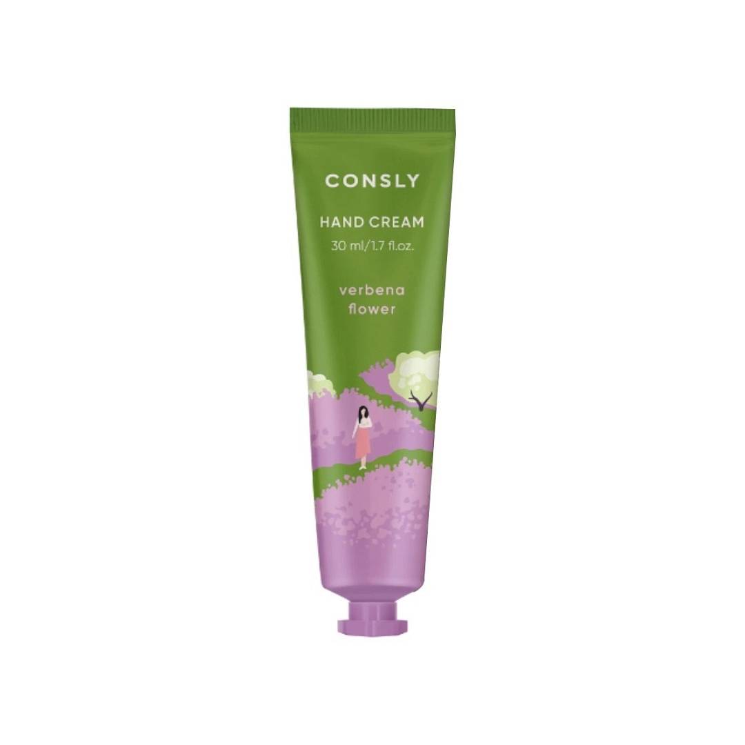 Крем для рук парфюмированный гиалуроновый с экстрактом вербены Verbena Flower Hand Cream