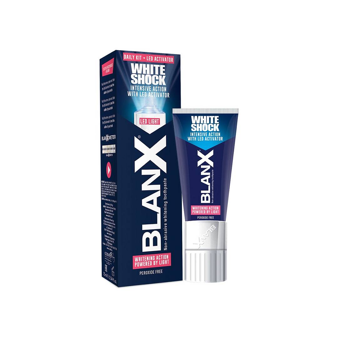 Зубная паста White Shock Blue Formula