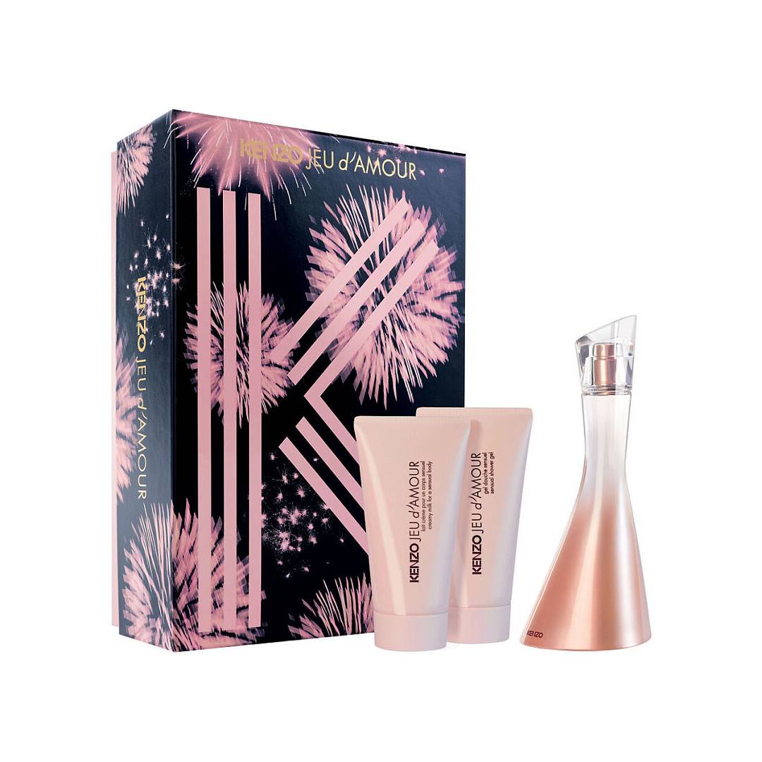 Набор Jeu D`Amour: Парфюмерная вода 50мл + Молочко для тела 50мл + Гель для душа 50мл