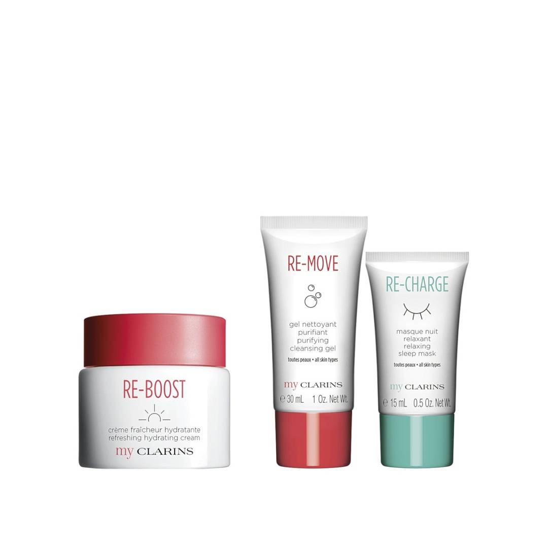Набор Крем дневной 50 мл + Маска ночная 15 мл + Гель очищающий 30 мл My Clarians