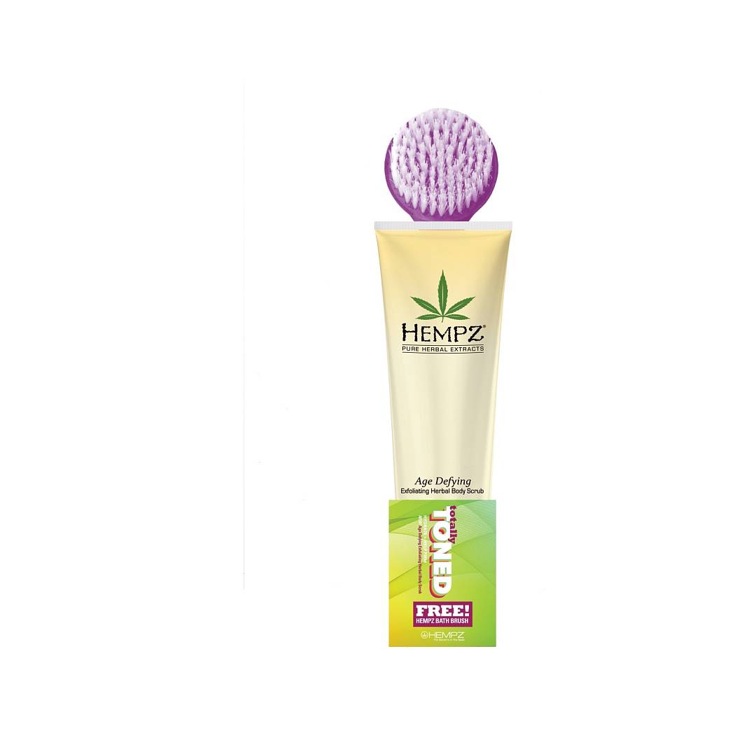 Набор Totally Toned: Скраб антивозрастной 265мл + Щётка для душа