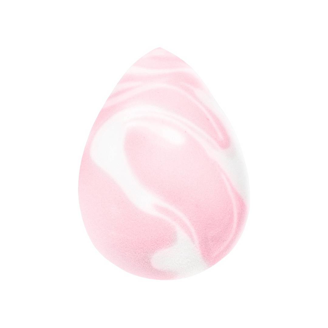 Спонж двусторонний косметический для макияжа Капля