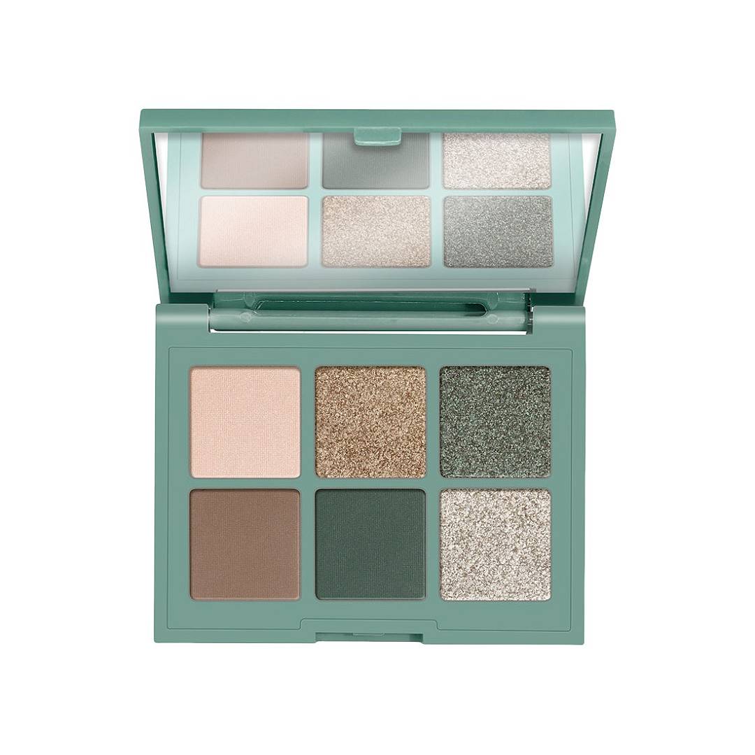 Палетка теней для век Dancing Green