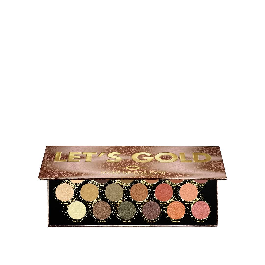 Палетка теней для век Let's Gold Eye Palette