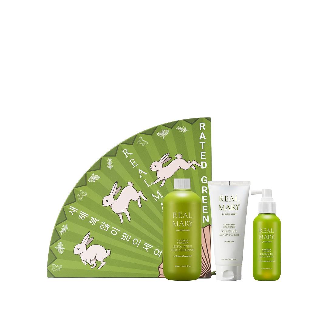 Набор по уходу за кожей головы и волосами с соком розмарина