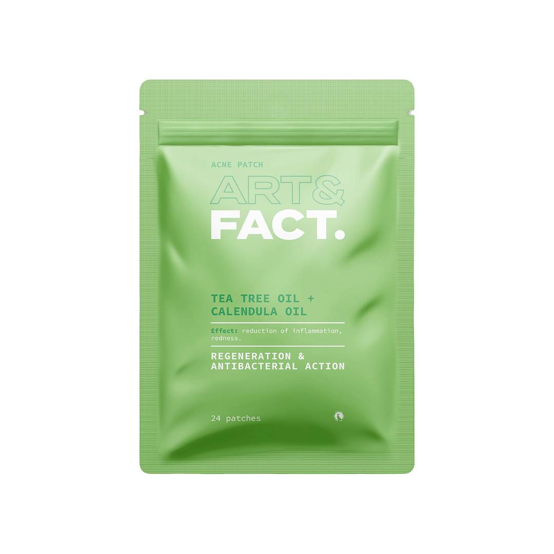 Пластырь гидроколлоидный от прыщей и акне Tea Tree Oil + Calendula Oil