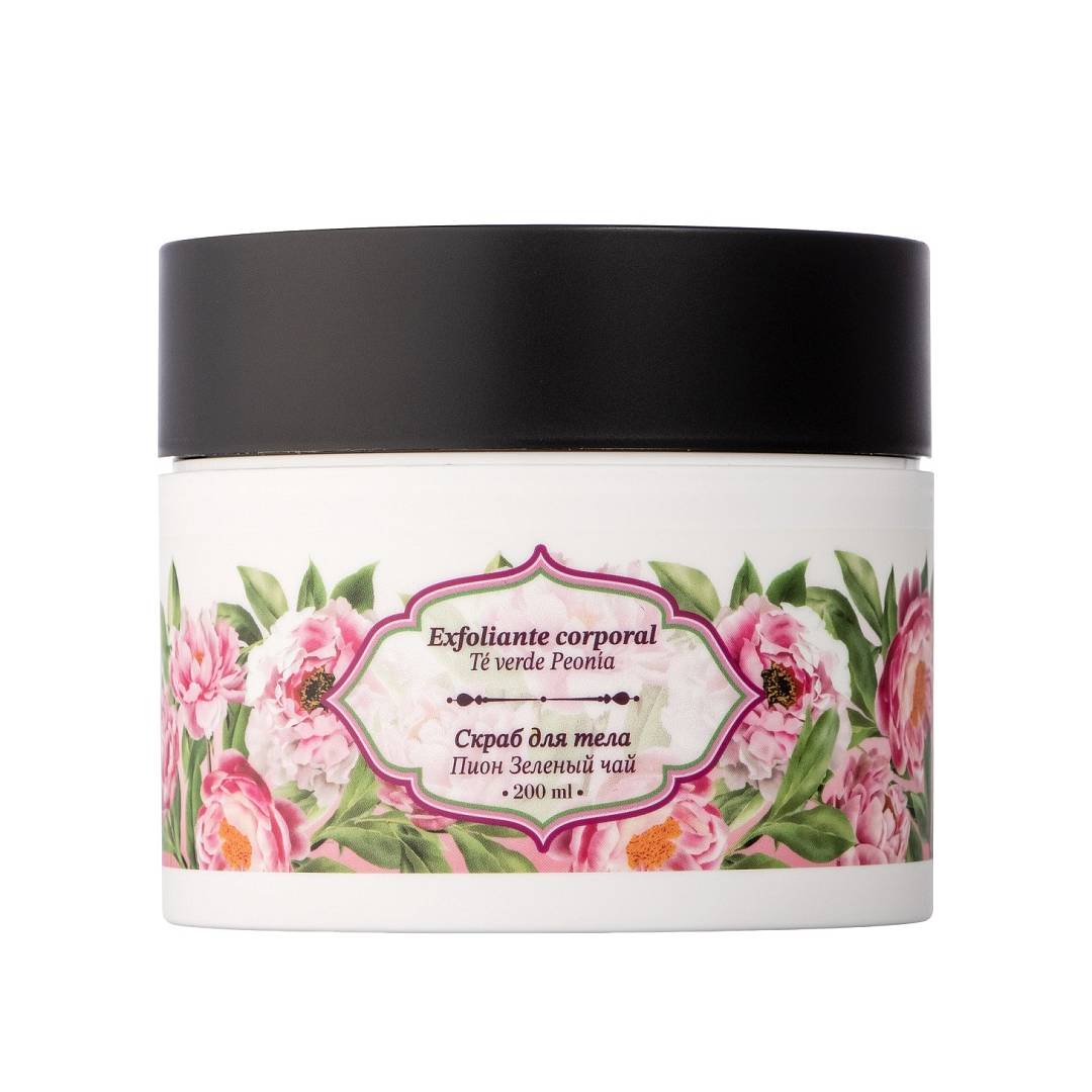 Скраб для тела Пион Зеленый чай