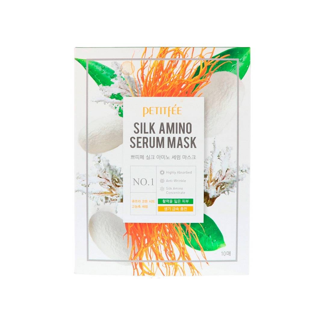 Маска тканевая с аминокислотами шелка 25мл