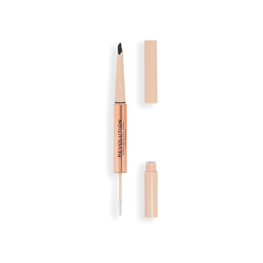 Карандаш для бровей контурный и гель для фиксации Fluffy Brow Filter Duo