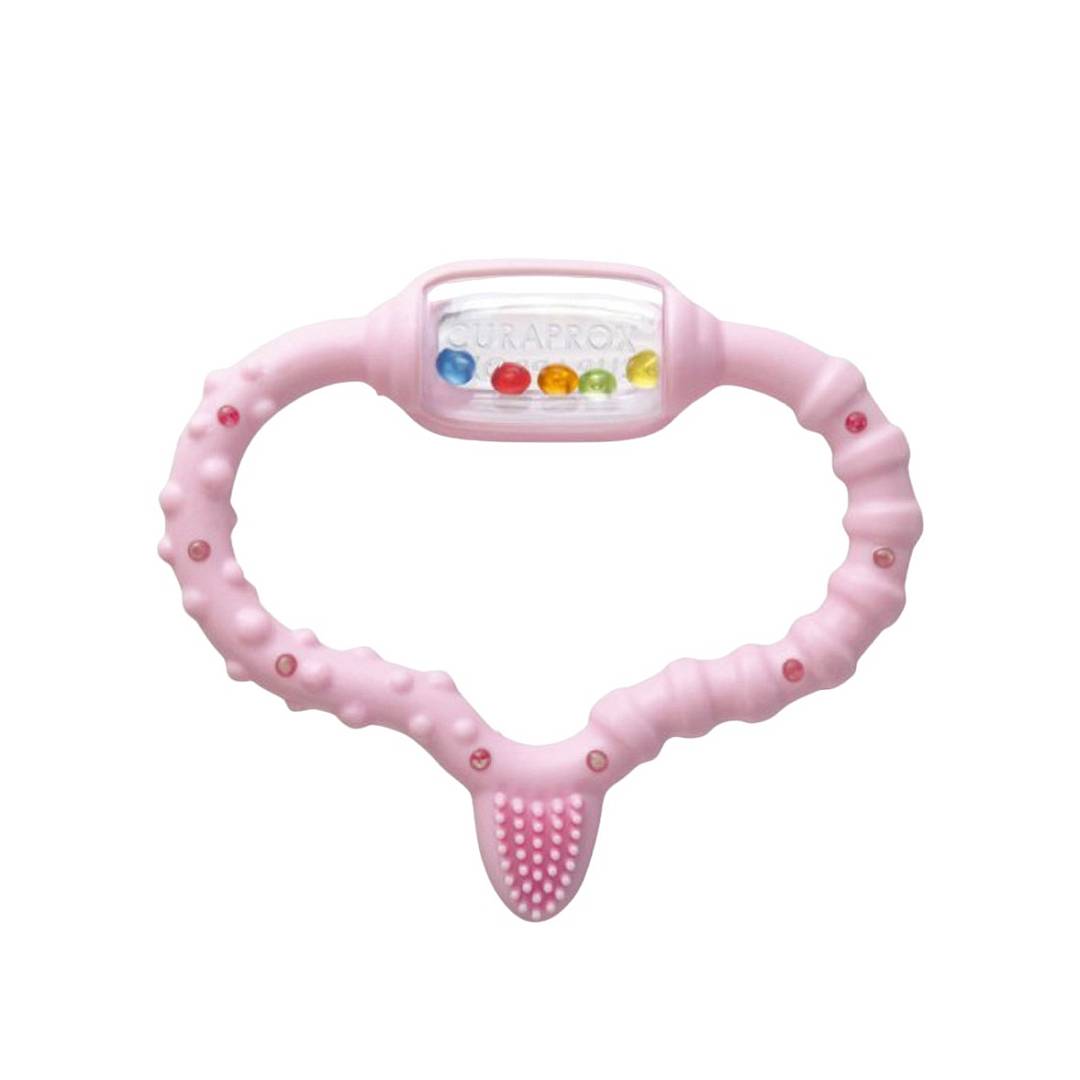 Стимулятор для прорезывания временных зубов розовый