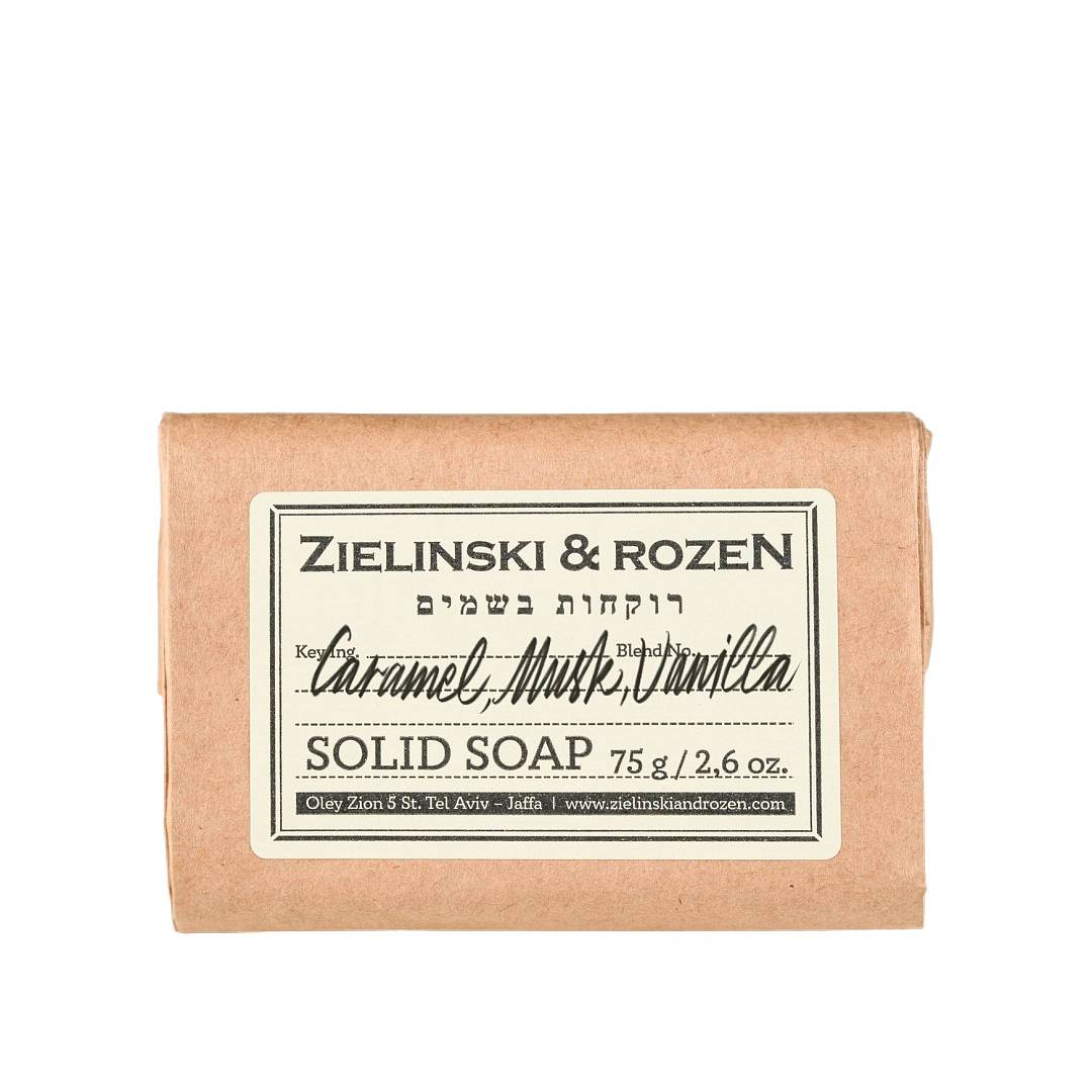 Твердое мыло Карамель, Мускус, Ваниль