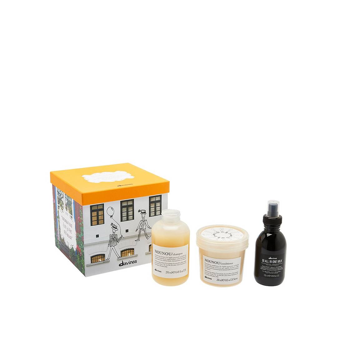 Набор: шампунь + кондиционер + молочко OI Nounou