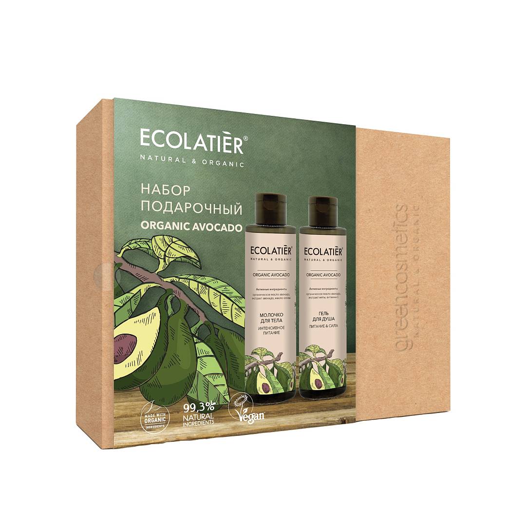Набор Organic Avocado: Гель для душа + Молочко для тела 