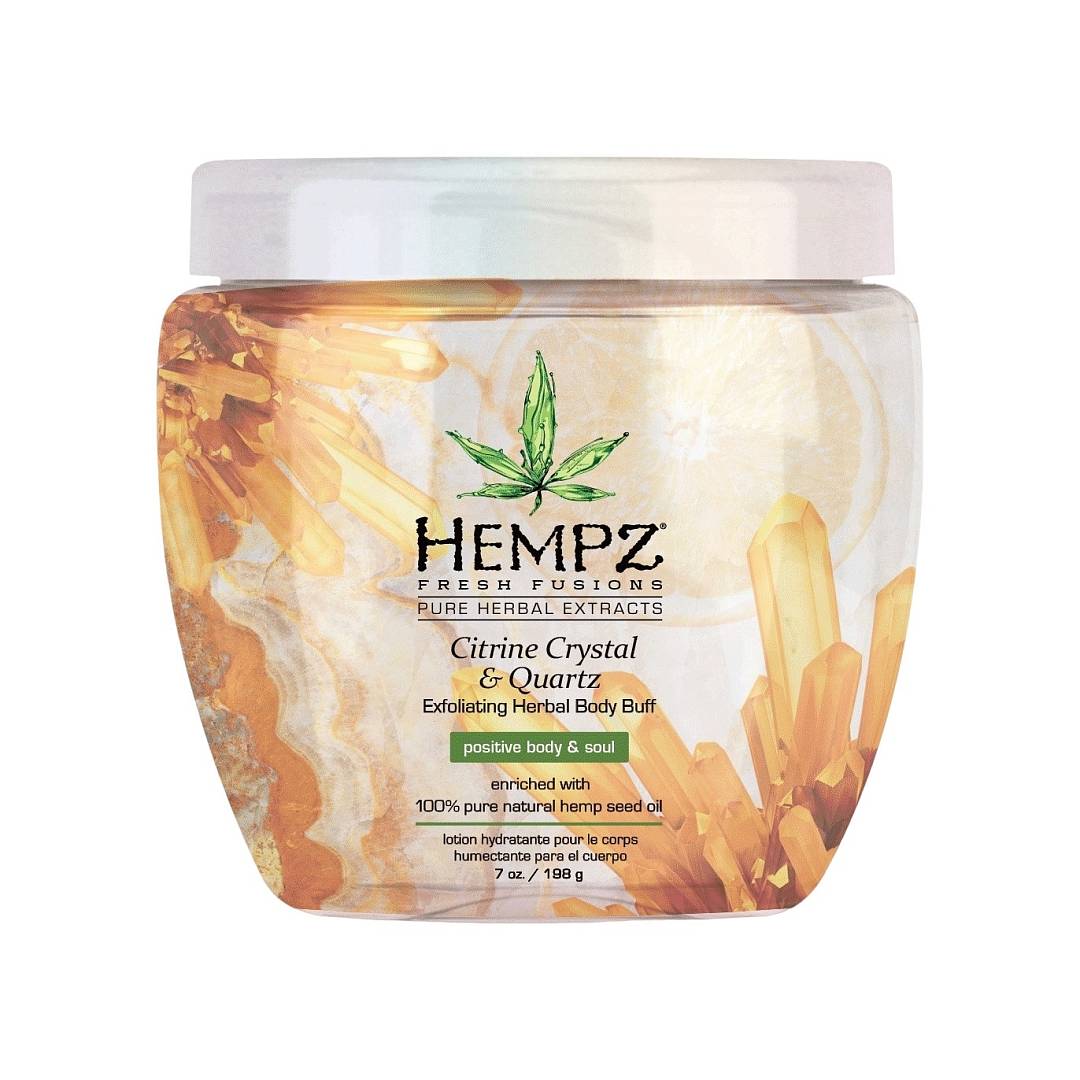 Скраб для тела с мерцающим эффектом Желтый Кварц