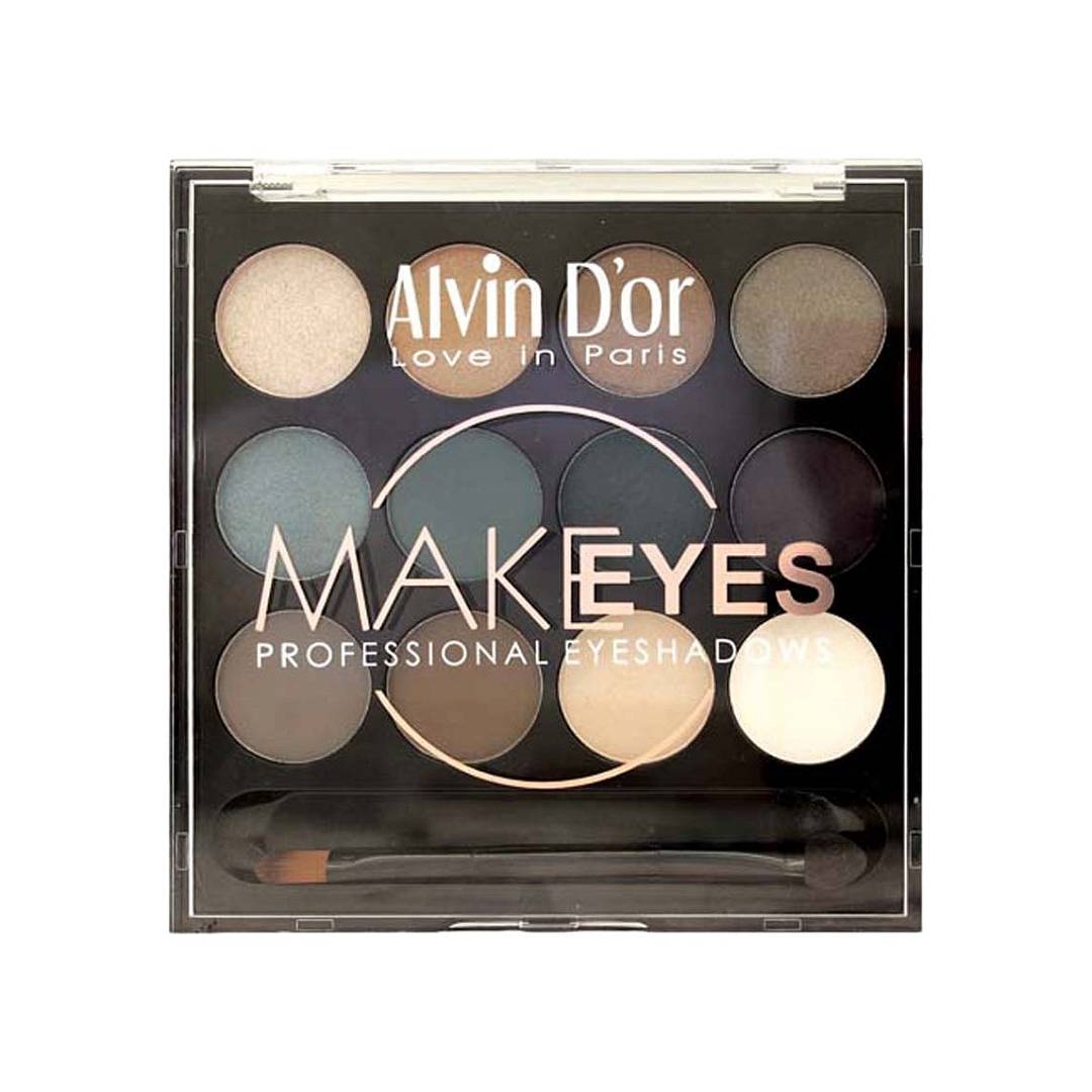 Палетка теней для век Makeeyes 12оттенков