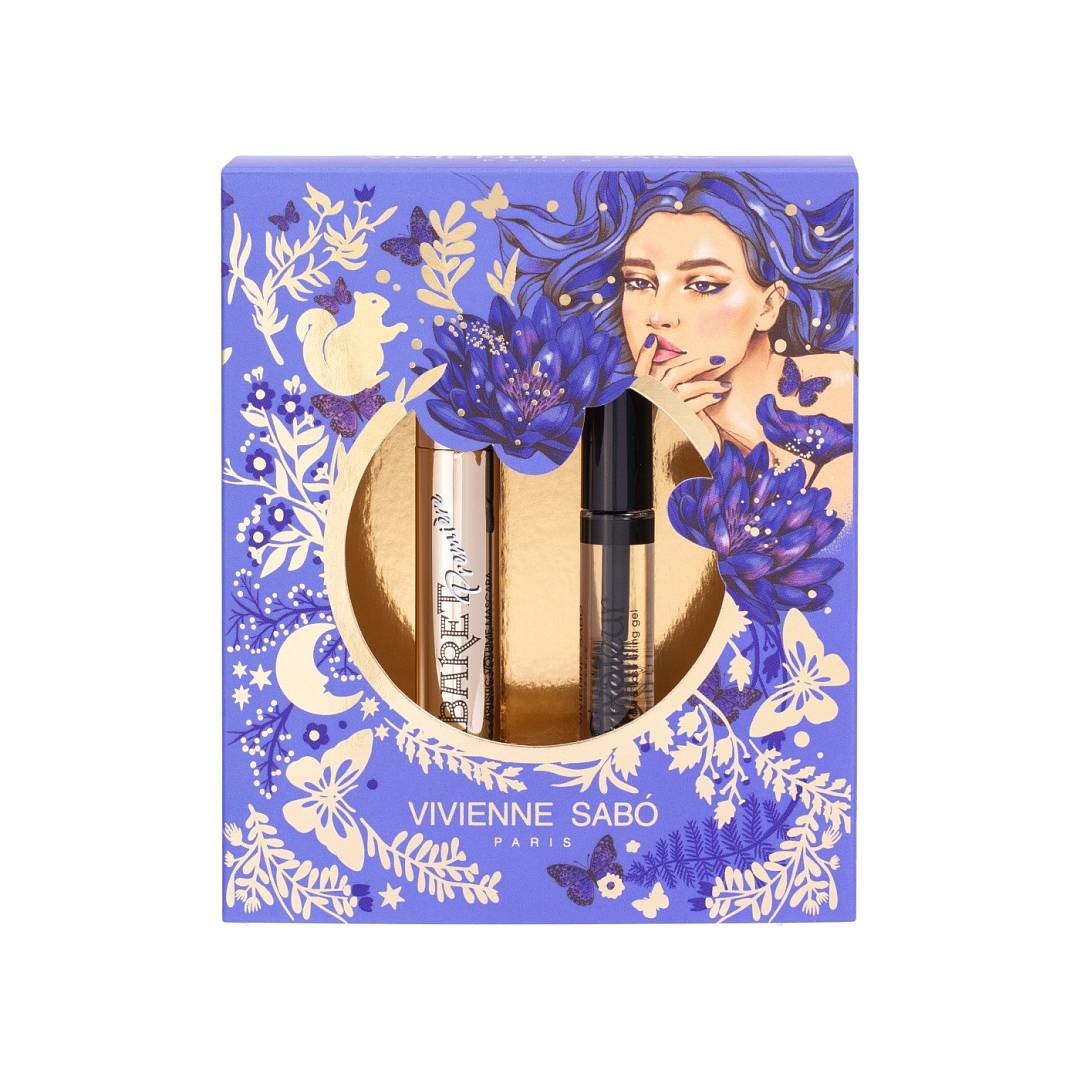 Набор подарочный: Тушь для ресниц Artistic Volume Cabaret+Гель для бровей