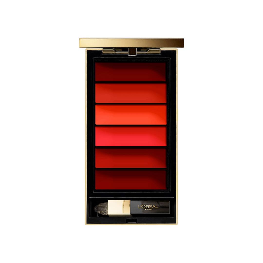 Палетка помад для губ красных оттенков Color Riche 02
