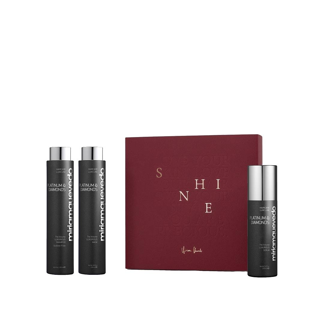 Набор для ультраобъема и роскошного блеска Platinum & Diamonds Luxurious Volume
