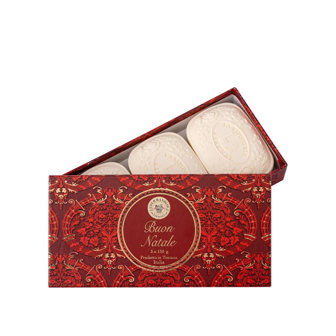 Набор натурального парфюмированного мыла С новым годом