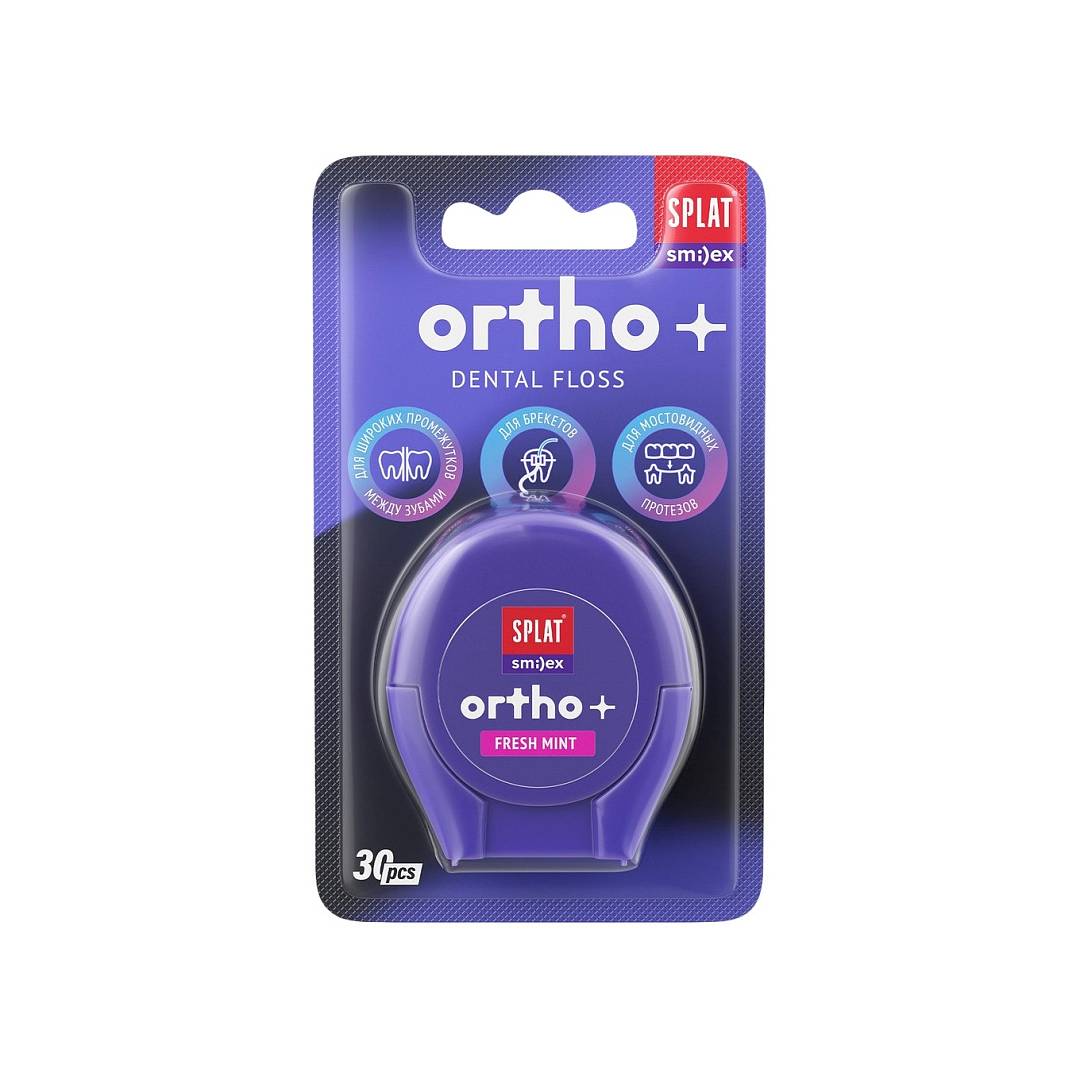 Зубная нить объёмная вкус мяты