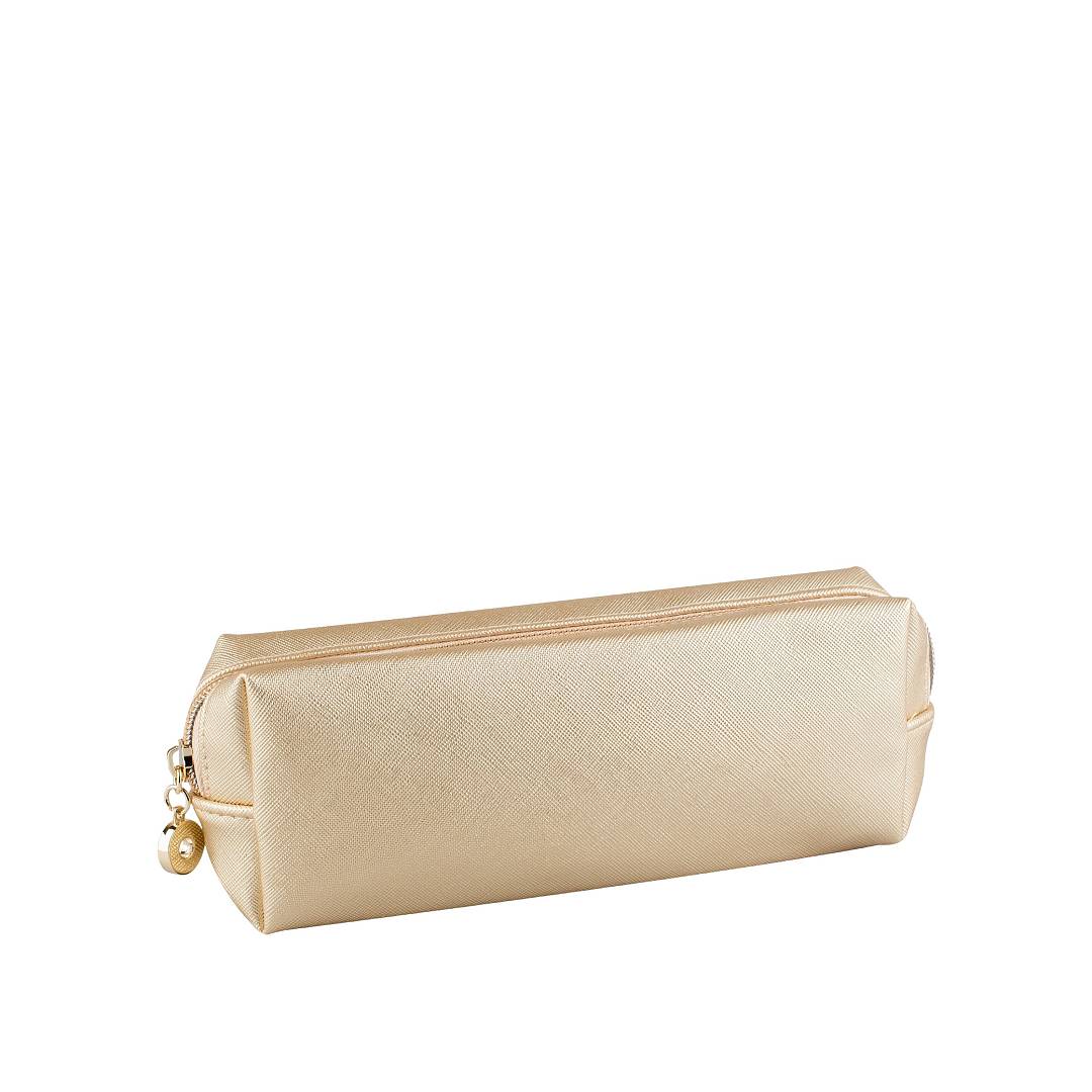 Косметичка-пенал Золотая