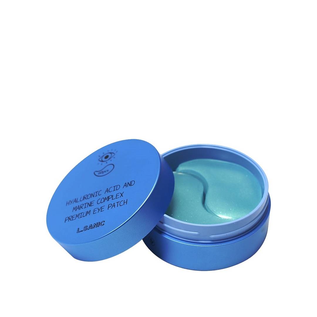Патчи для области вокруг глаз с гиалуроновой кислотой и экстрактом водорослей