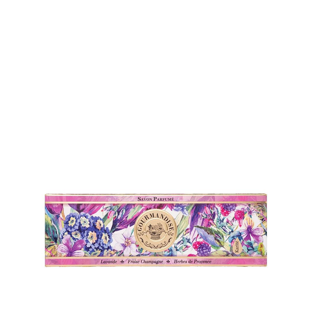 Набор мыла Лаванда травы прованса клубника в шампанском