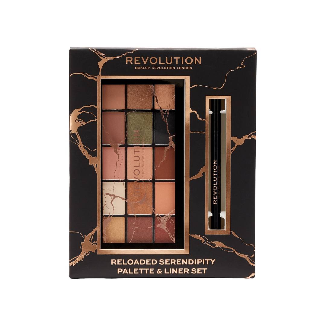 Набор для макияжа глаз Reload & Liner: Палетка теней + Подводка