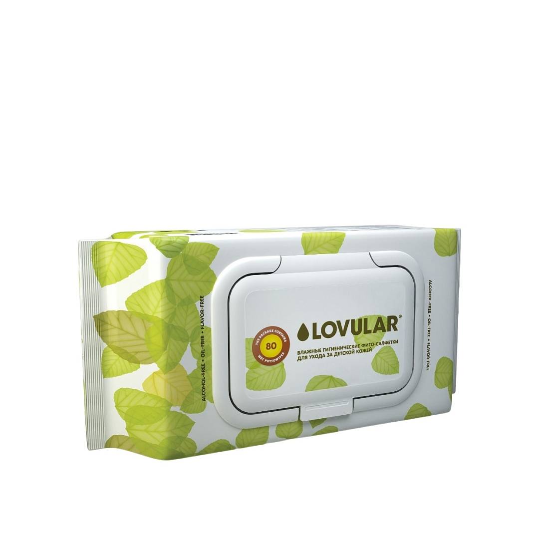 Фито-салфетки влажные детские 80шт