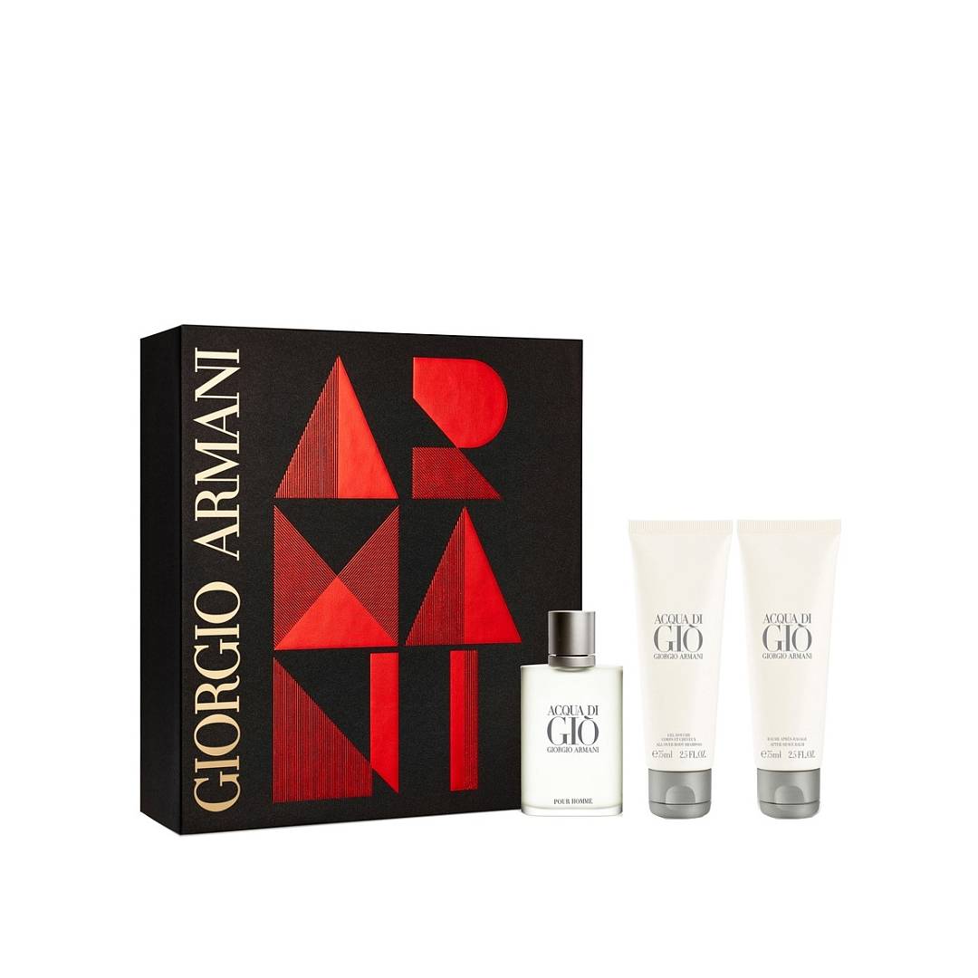 Набор Acqua di Gio homme edt 50мл + Гель для душа + Бальзам после бритья