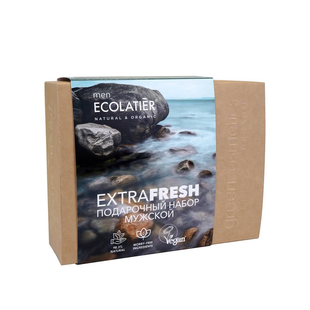 Набор подарочный мужской: Extra Fresh for Men Шампунь + Гель душа
