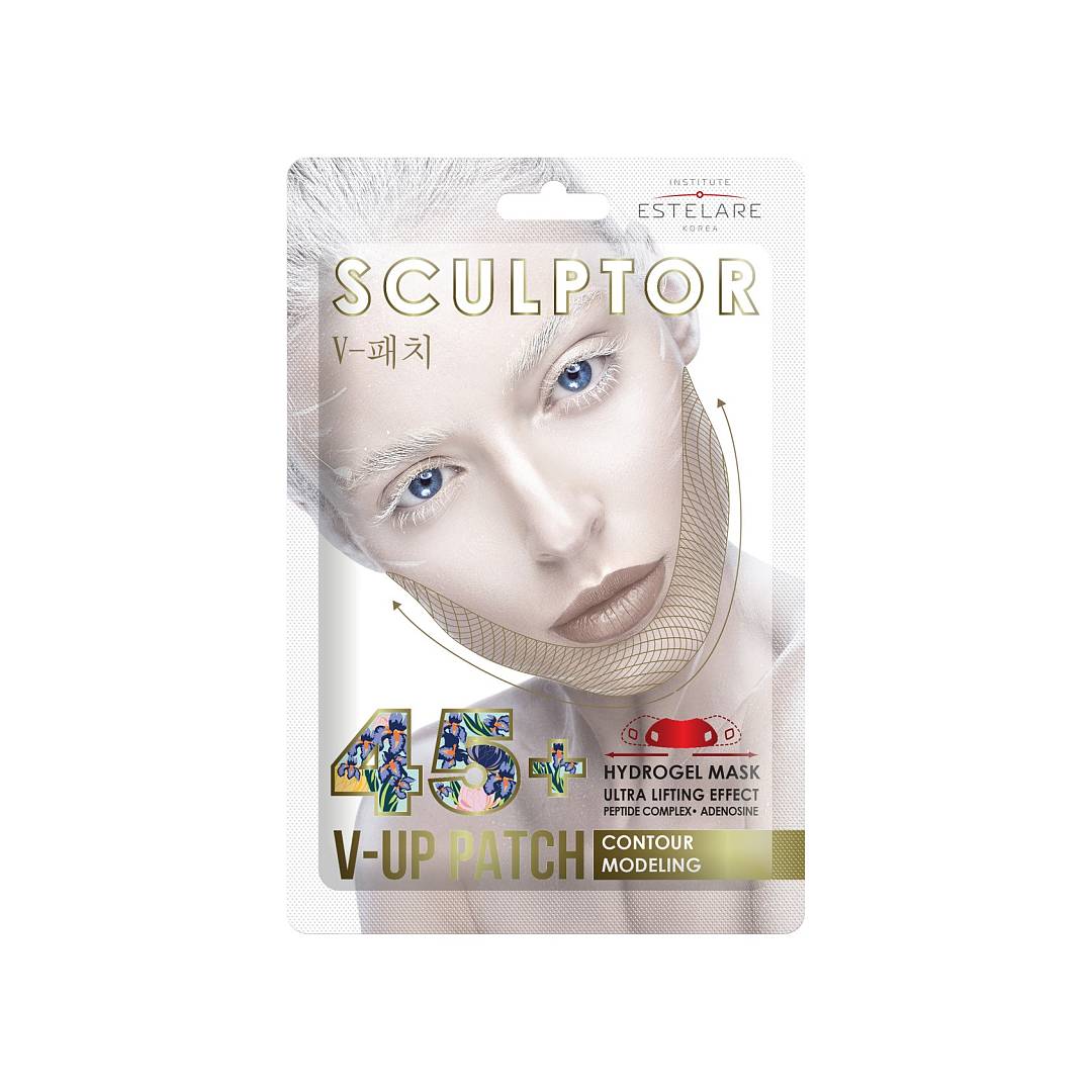 Маска-ультралифтинг гидрогелевая для V-line-зоны 45+ Sculptor
