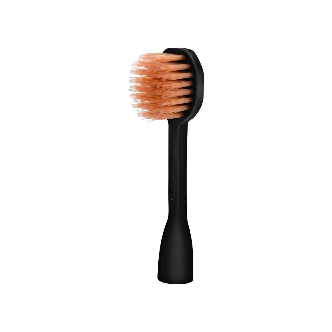 Насадки сменные для электрической зубной щетки на черной ножке Super Wide