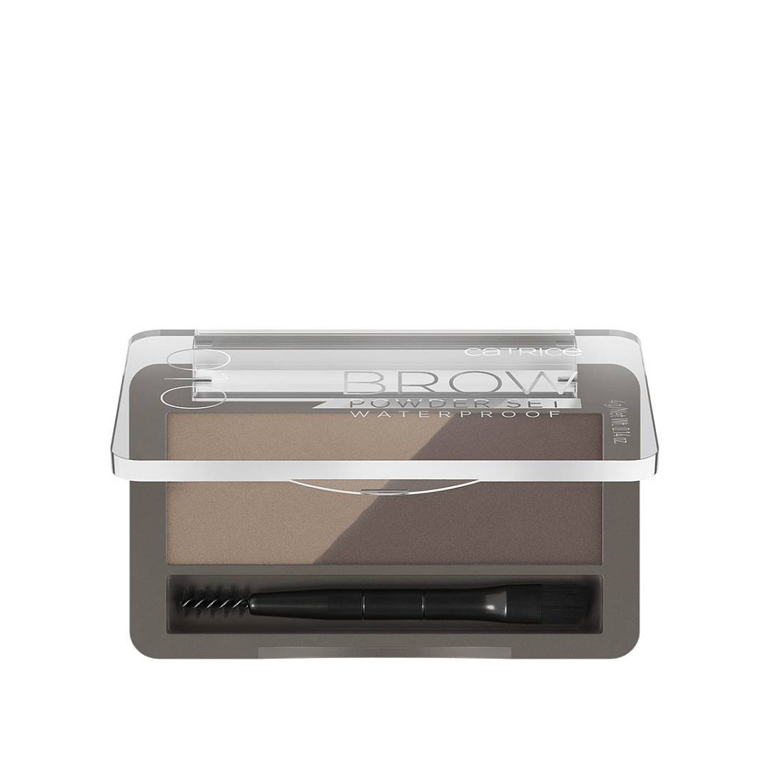 Пудра для бровей водостойкая в наборе