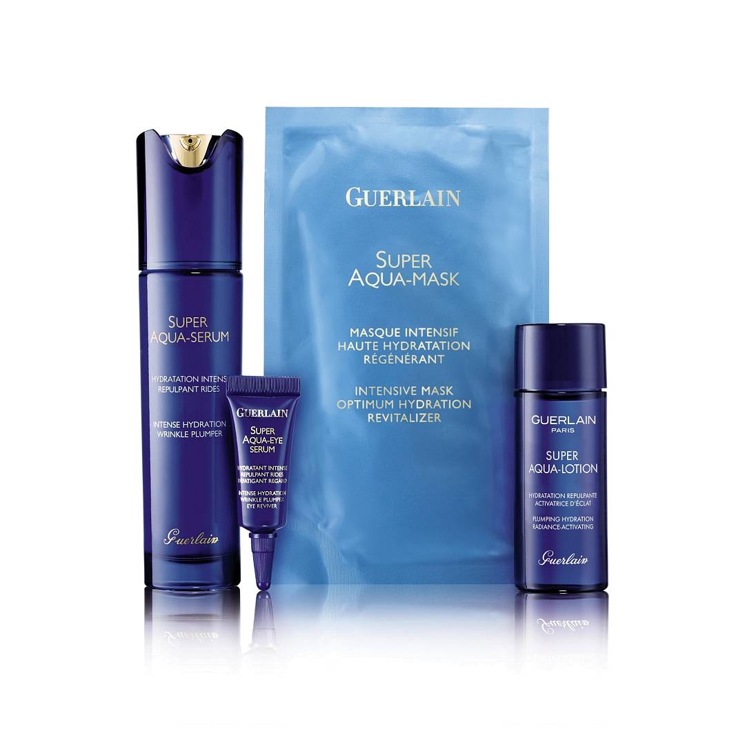 Набор Superaqua: Сыворотка 50мл + Сыворотка д/глаз 5мл + Маска 1шт + Лосьон 40мл