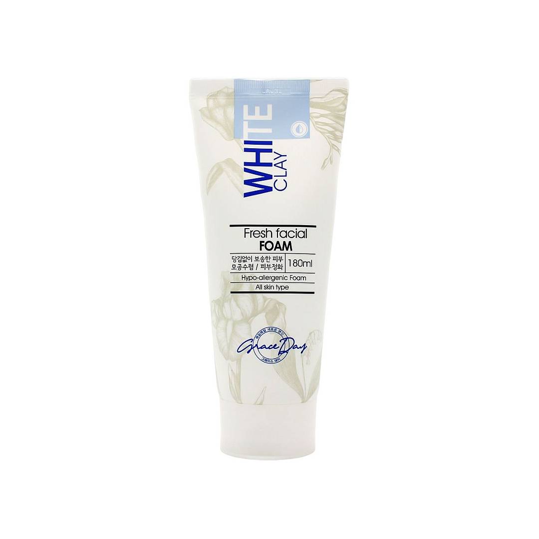 Пенка для умывания с белой глиной