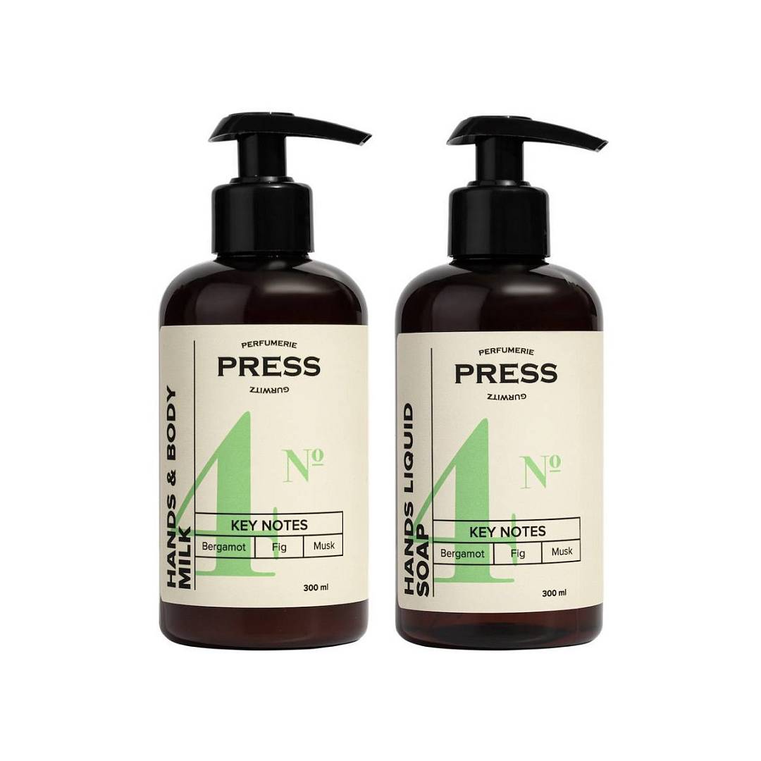 Набор: жидкое мыло и молочко для тела №4 
